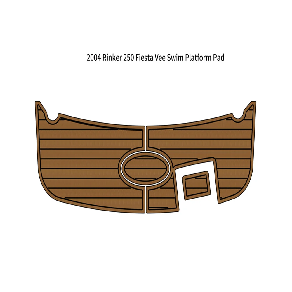 

Quality 2004 Rinker 250 Fiesta Vee Swim Platform Boat EVA Faux Foam Teak Deck Floor Pad