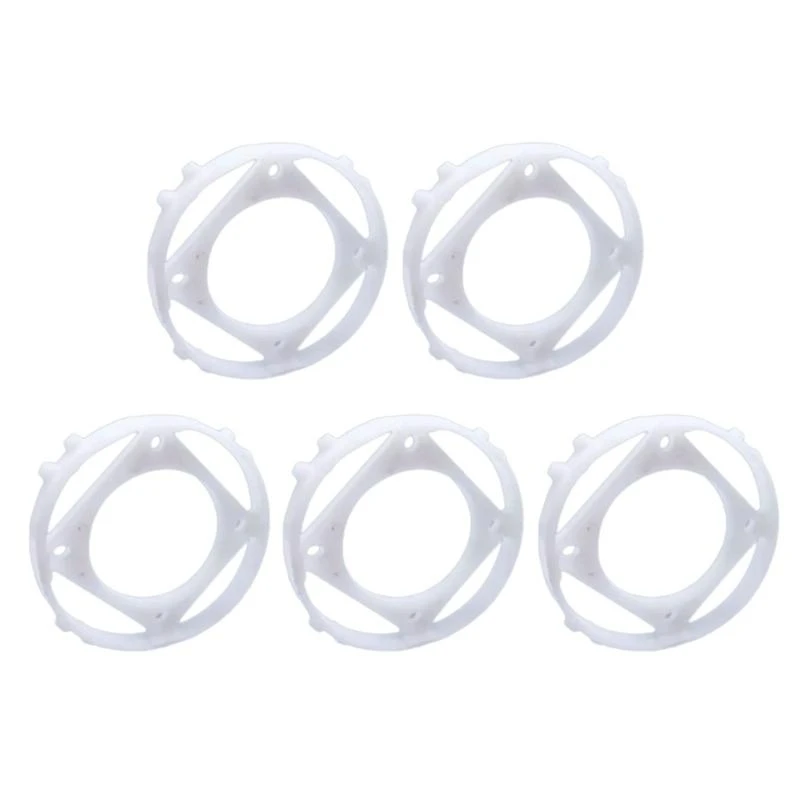 5pcs 100x60x15 mm 15 ° Pasos los anillos ubicación blanca Soporte placa soporte inferior para tazas succión