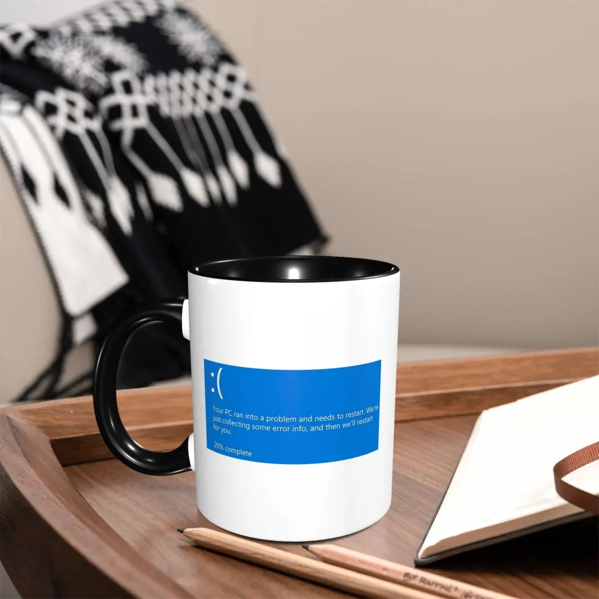 Blue Screen Of Death NEW Mug Funny Ceramic Coffee Cups Tea Mugs Milk Cup Drinkware Gifts for Friends