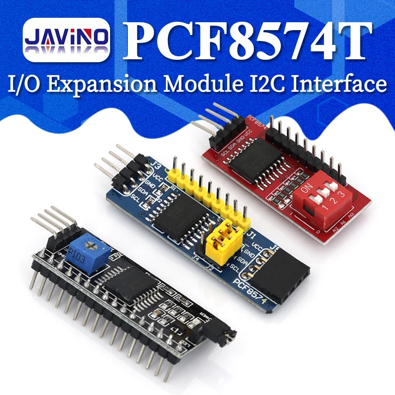 PCF8574 PCF8574T I/O For IIC I2C TWI SPI Serial Interface Board Port LCD1602 LCD2004 Adapter Plate LCD Adapter Converter Module