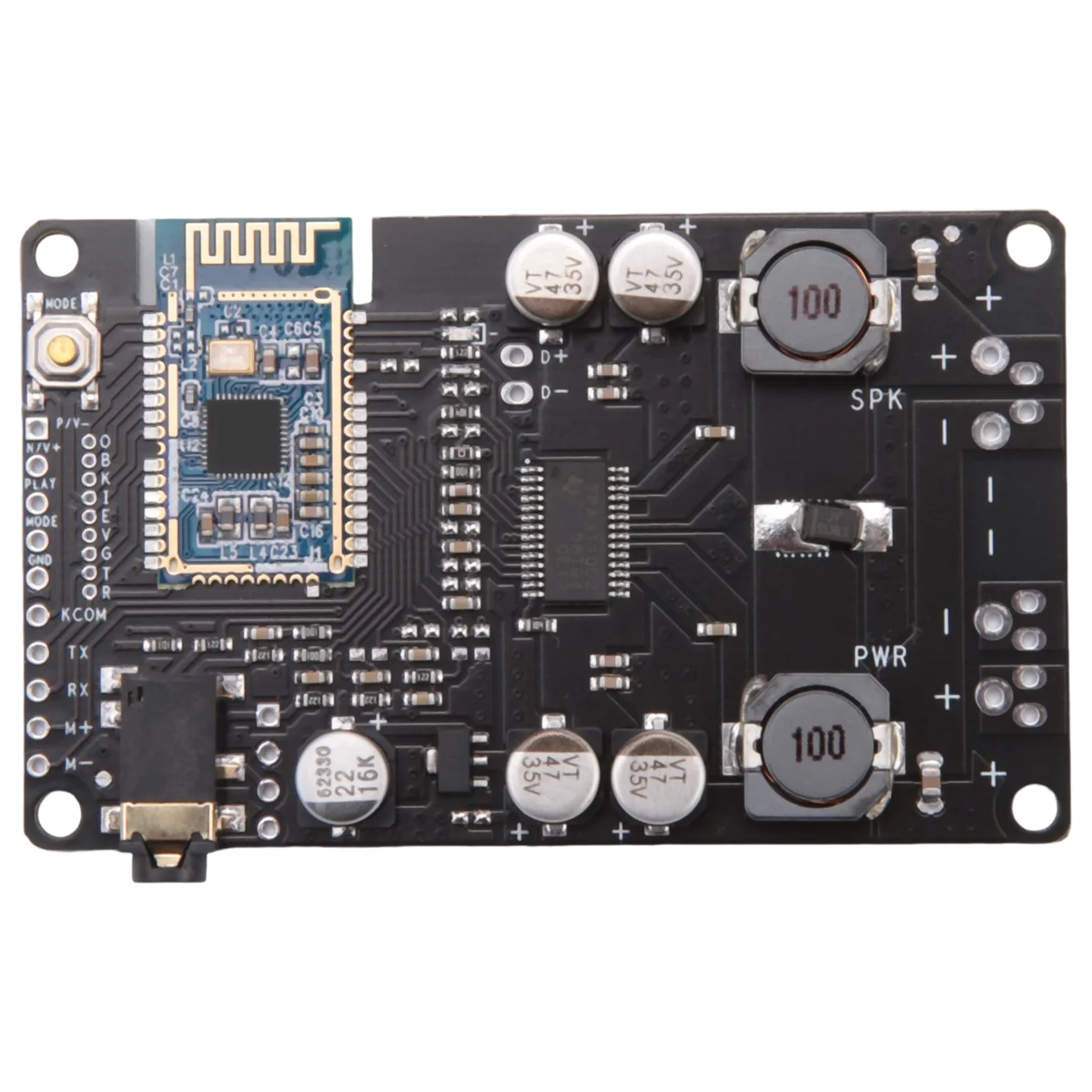 

Bluetooth 5.0 Amplifier Board TWS AUX 20W/30W Serial Port to Change Name Mono Stereo Module Amplificador (Support Call)