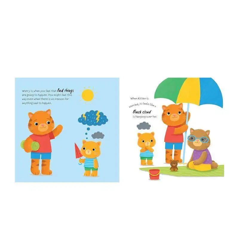Pre-sale period: 60 days 【My Feelings】My Worry Book English version: Children's Fun Picture Book