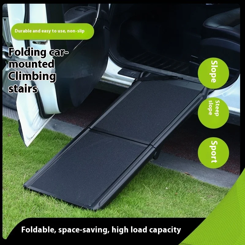 

Складные лестницы для домашних животных, нескользящая рампа для собак для больших собак, автомобильная стремянка с противоскользящим дизайном, портативная лестница для помощи домашних животных
