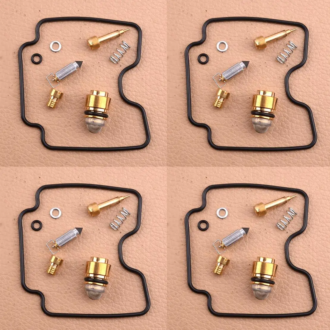 

4Sets Carburetor Repair Kit Float Needle Fit for Yamaha FZS 600 Fazer 1998 1999 2000 2001 2002 2003