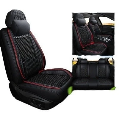 

Car seat cushions are universal in all seasons, linen fabric seat covers, fully enclosed seat covers, summer ice silk