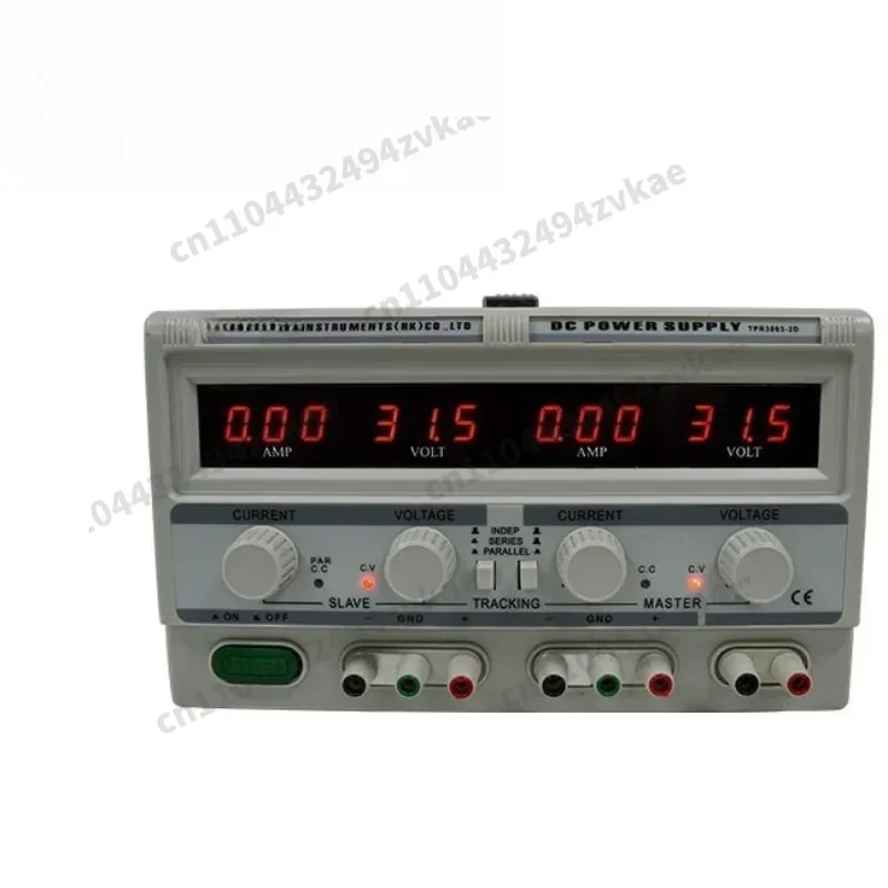 Professional Dual Channel DC Regulated Power Supply 30V 5A Digital Display Adjustable Bench Power Source Laboratory Testing