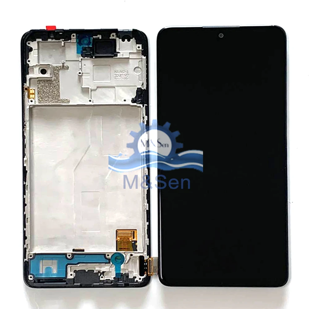 Original Amoled For Xiaomi Redmi Note 10 Pro M2101K6G LCD Display Screen Frame Touch Panel Digitizer For Redmi Note 10 Pro Max