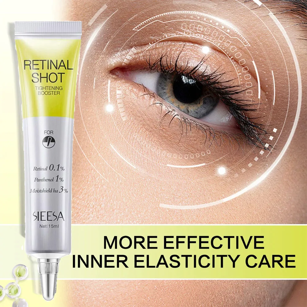 

Retinal Shot Tightening Booster Eye Serum with 0.1% Retinal & 3% HA for Firming, Moisturizing & Smoothing Skin.