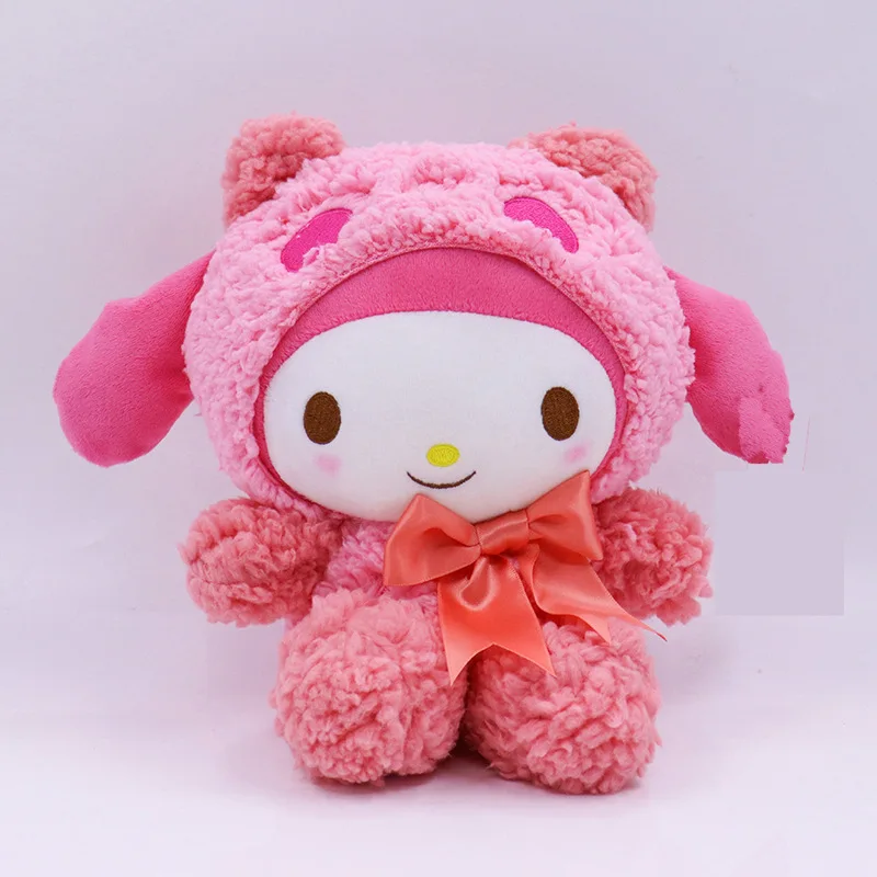 Original 20cm Sanrio Plush Toys For Girls Hellokitty Stuffed Animals Cute Anime Plushie Kawaii Doll Soft Toy Peluche Hello Kitty