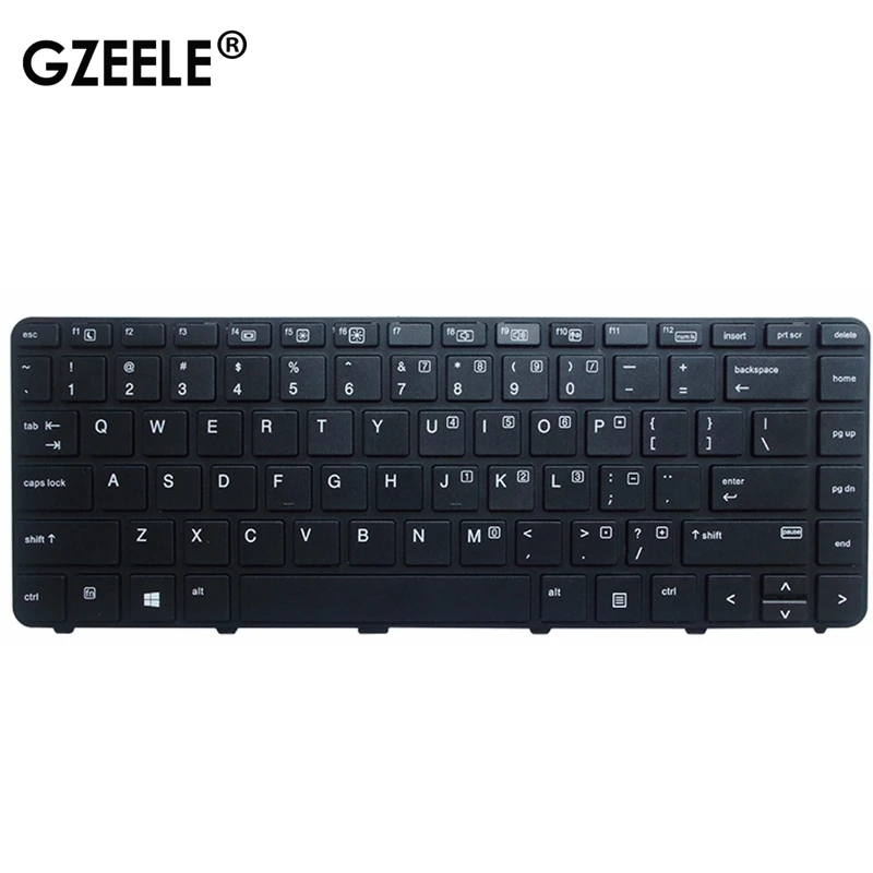 

New Laptop Keyboard For HP Probook 430 G3 430 G4 440 G3 440 G4 445 G3 640 G2 645 G2 English Keyboard US BLACK with frame