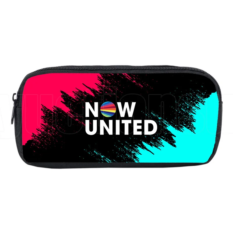 new 3D Print Now United Pencil Case NU Team Women Cosmetic Bags Children Pen Bag School Supplies Girls Makeup Bag Zipper Mochila