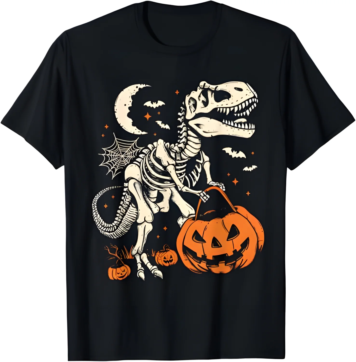 Halloween Shirts For Toddlers Skeleton Dinosaur T-Shirt