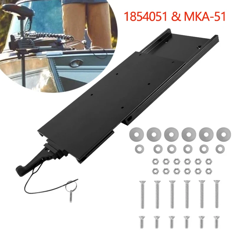 Marine Electric Steer Trolling Motor Quick Release Bracket 1854051 & MKA-51 for Ulterra, Terrova, PowerDrive/V2 & DeckHand 40