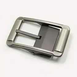 Belt Buckle, Rectangle Pin Buckle for 32mm-34mm Belt, Single Prong Fashion Business Casual Replacement, Pin Belt Buckle