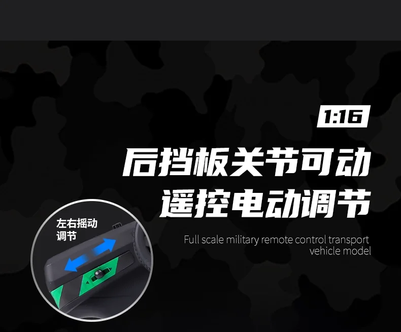 WPL B36 B36-2 B36-3 6WD RC Car 1:16 Full Scale Military Transport Vehicle Model Six Wheel Drive Climbing Off-Road RC Truck Toys