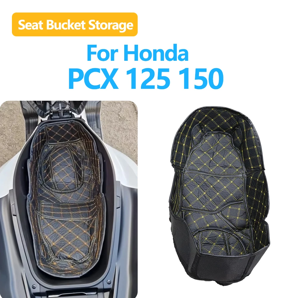 For HONDA PCX 125 150 PCX125 PCX150 Motorcycle Rear Trunk Inner Cushion Seat Bucket Storage Luggage Box Liner Pad Accessories