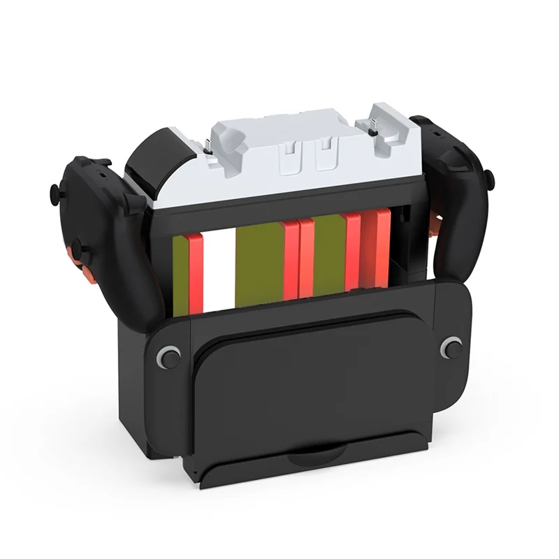 GW-Game Console Storage Tower Dock Station For Switch 2, Multi-Level Controller Holder And Organize Rack