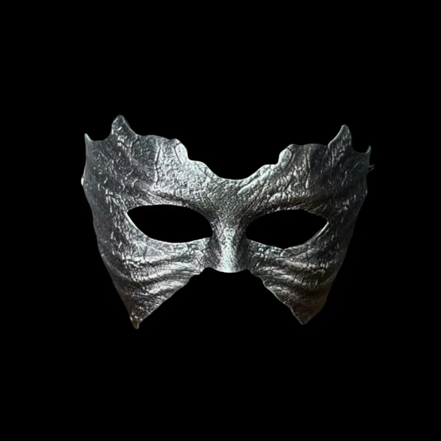 

New Trend Vintage Chinese Style Half Face Mask Cosplay Costume Handmade Resin Craft Cool Masquerade Party Halloween Performance