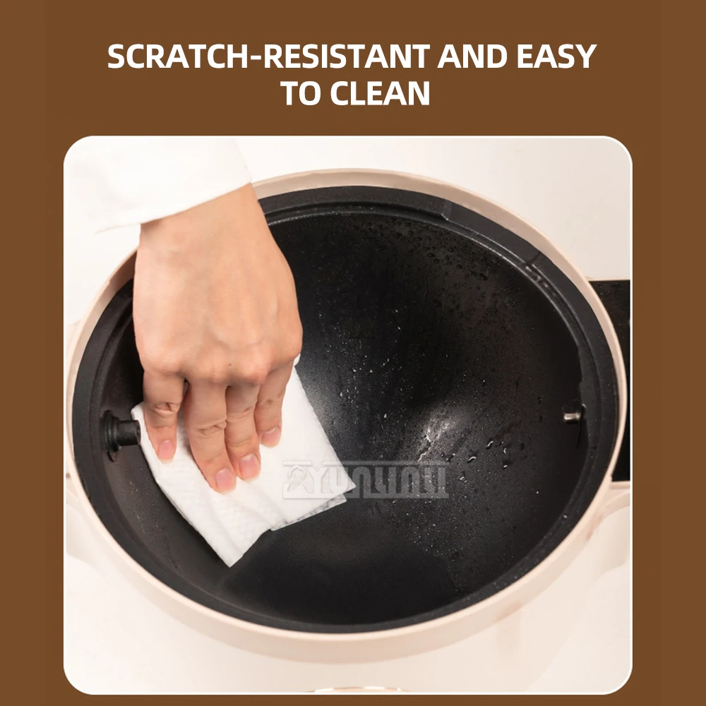 Machine de cuisson automatique domestique multifonctionnelle, haute puissance, 1400W, 3,5 l