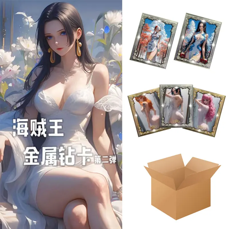 One Piece Collection Card Booster Box Zhihua Studio Diamond Card Wave2 Wholesale 1case Playing Anime Cards