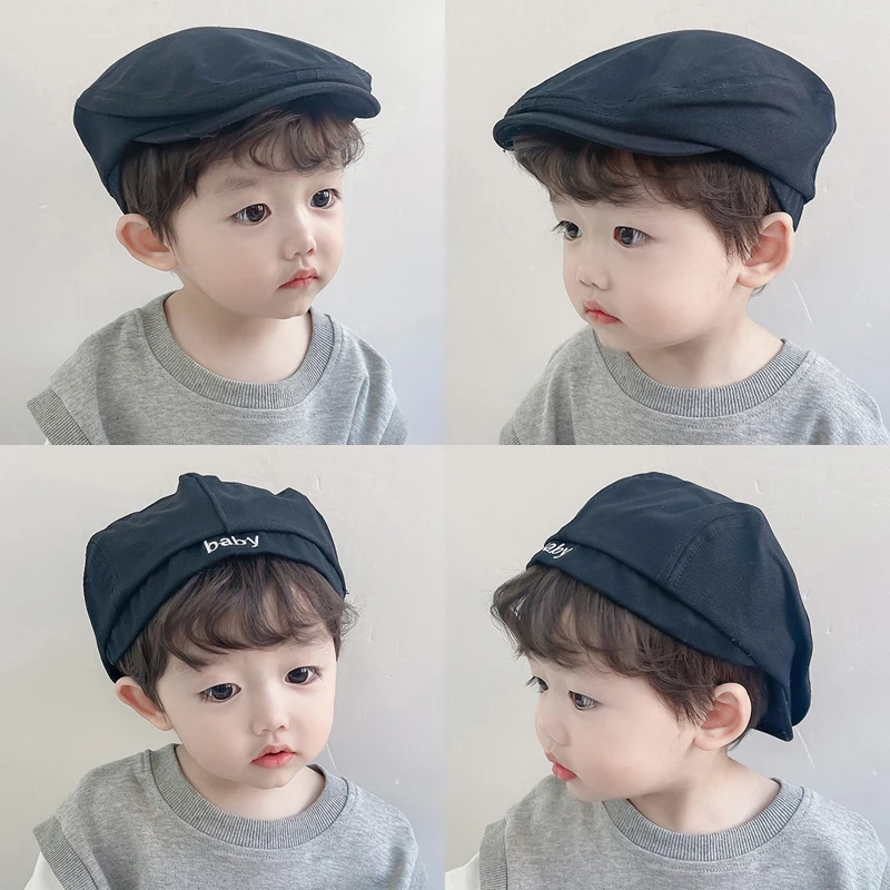 Fashion Baby Boy Hat Cotton Children Cap for Girls Boys Cotton Beret Hat for Kids Accessories Baby Hats 2-4Y