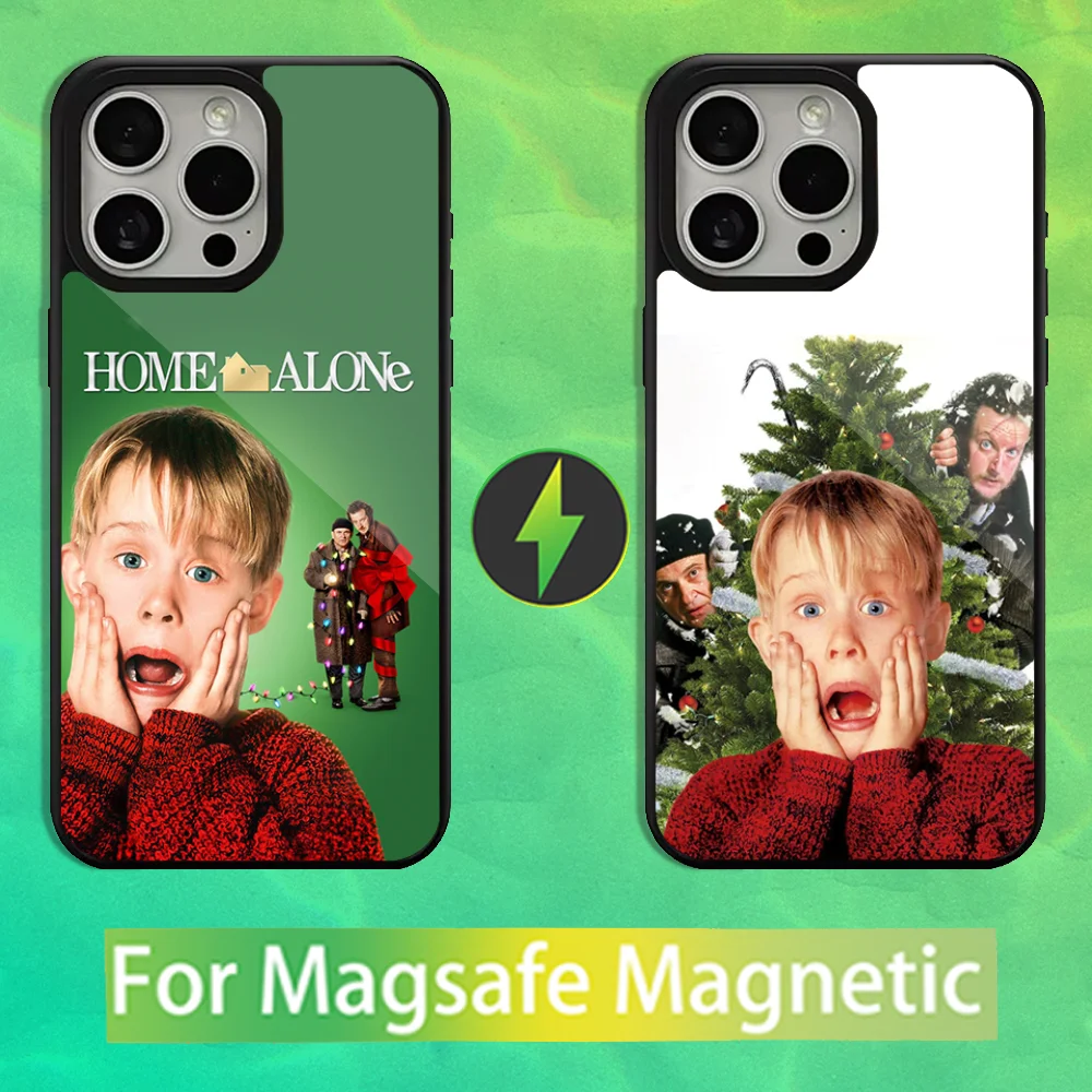 

Funny H-Homes A-Alone TV Phone Case For iPhone 16,15,14,13,12,11,Pro,Max,Plus,Mini,Magsafe,Magnetic Wireless Charging Case