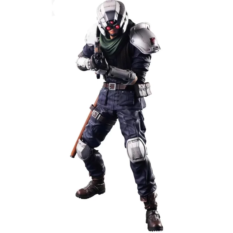 Original SQUARE ENIX PLAY ARTS Space Warrior Shinra Security Guard Final Fantasy VII Remake Version Action Figures AssemblyModel