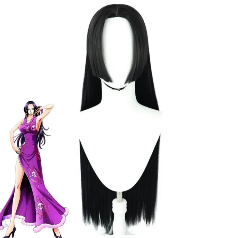 Anime Seven Warlords Of The Sea Boa·Hancock Empire Snake Cosplay Costume Wig Halloween Purple Dress For Sexy Woman Suit