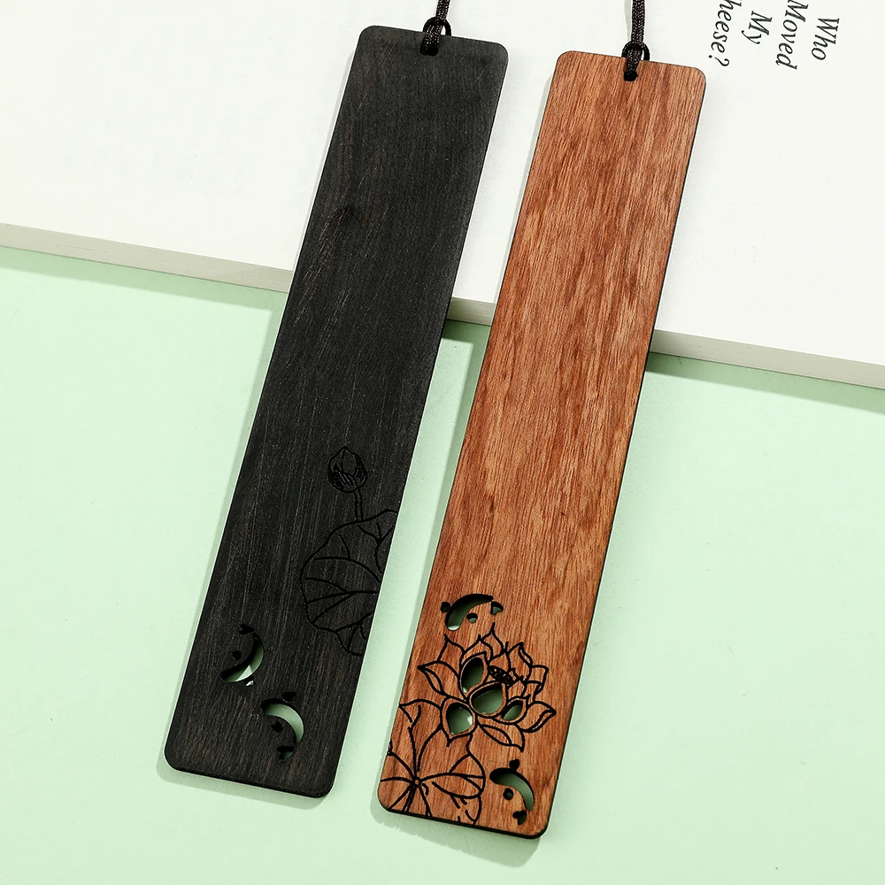 Segnalibro in legno Vintage nappa studente Bookclip raccoglitore divisore indice lettore cancelleria ufficio scuola