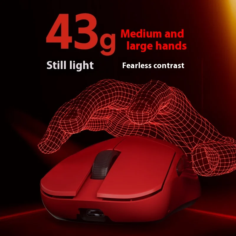 FGG Madlions MAD G Pro Wireless Gaming Mouse PAW3395 Sensor 8000HZ Polling Rate Custom Switch Gaming Mice