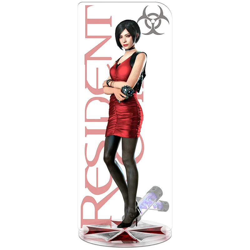 Anime Resident Evil Spirit Series Game Peripherals Stand Acrylic Figure Standing Model Plate Desktop Decoration Jewelry Gifts