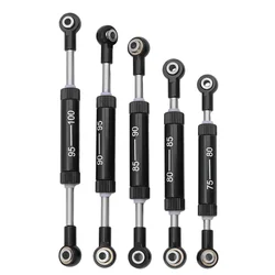 1PCS 75-100mm Adjustable Servo Steering Link For 1/10 RC Car Crawler Axial SCX10 TRX4 Redcat GEN8 D90 Upgrade Parts