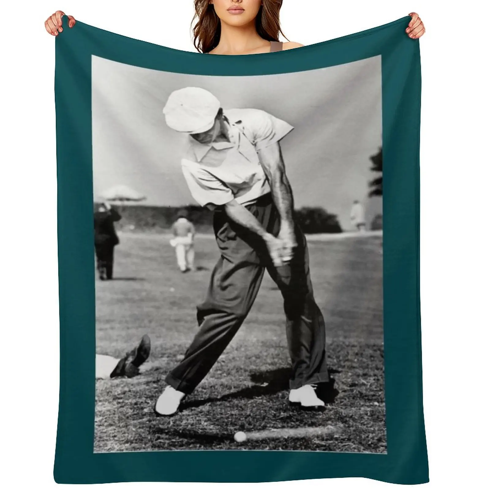 

Ben Hogan Point Of Impact Golf Throw Blanket Decorative Sofa For Sofa Thin Camping anime Blankets