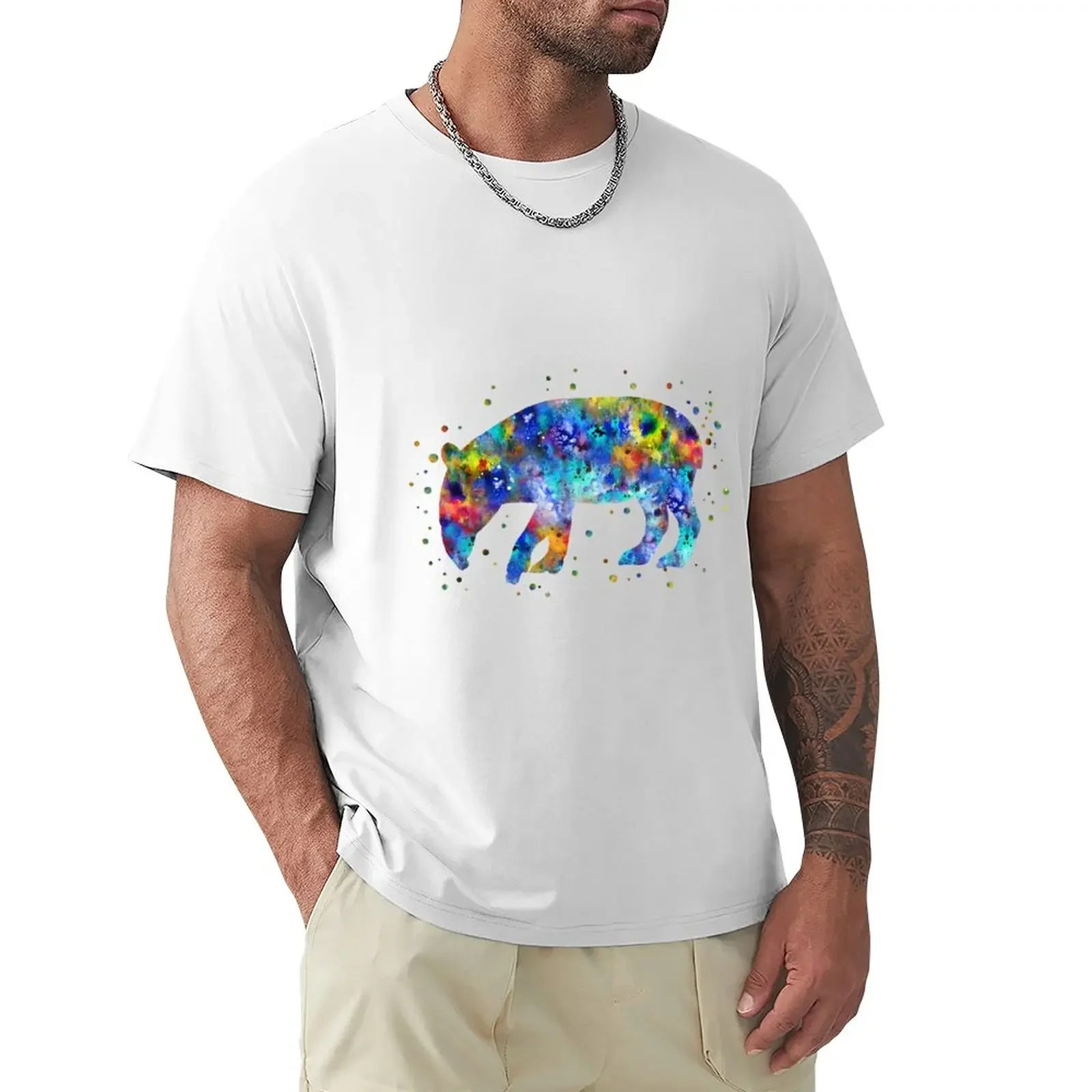 

Tapir T-Shirt customs design your own summer tops fitted t shirts for men summer tops sports fans black t-shirts for men