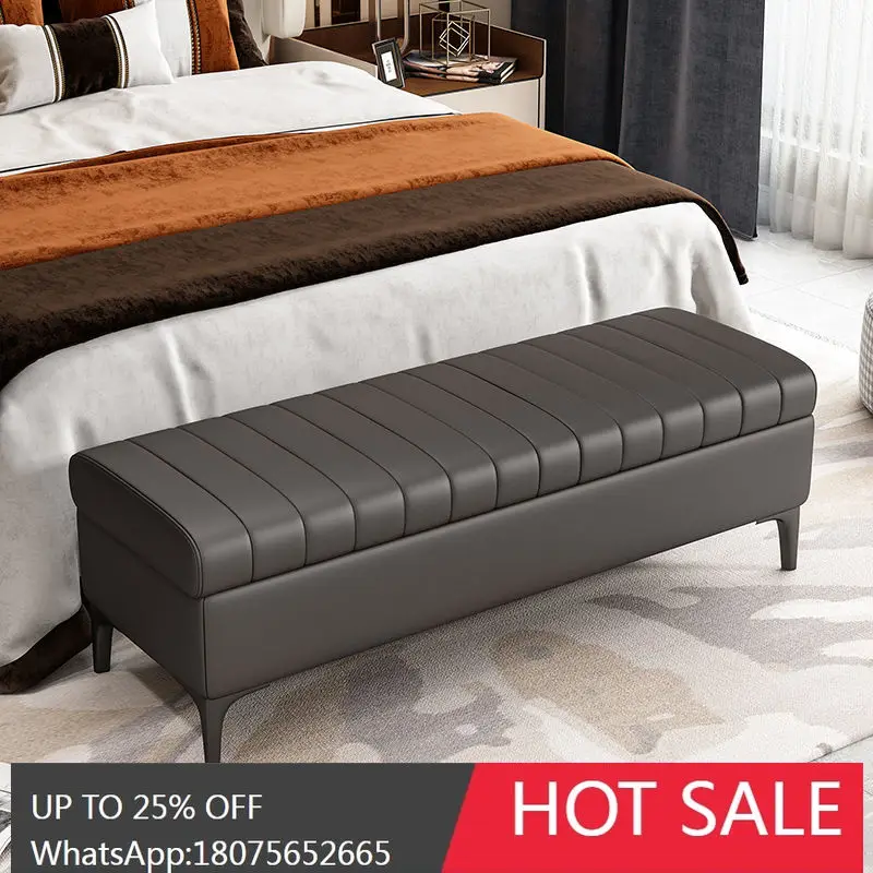

HLZ Bed End Stool = Storage Stool Entrance Rest Long Bench Rectangular Storage Can Be Used as a Seat Shoe Cabinet