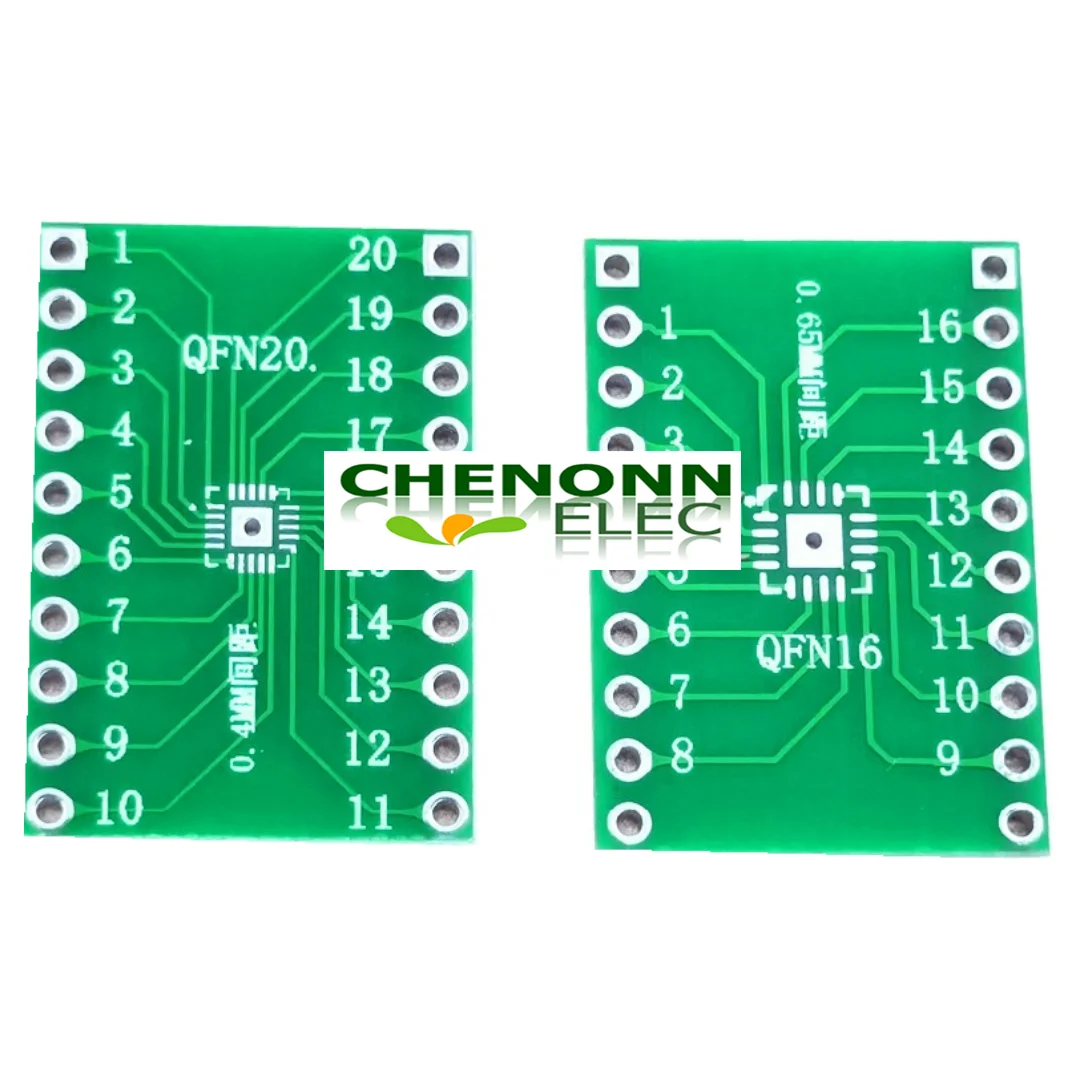 

QFN20 LFCSP20 Converter to DIP Adapter PCB