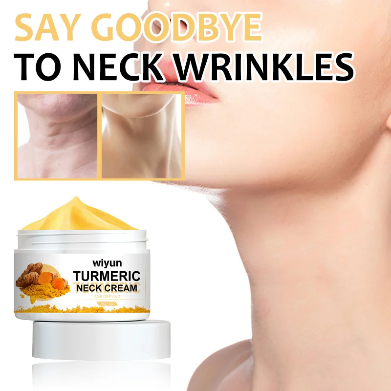 

Turmeric Neck Firming Cream - Hydrating Treatment To Help Reduce Wrinkles & Brighten Skin - For All Skin Types