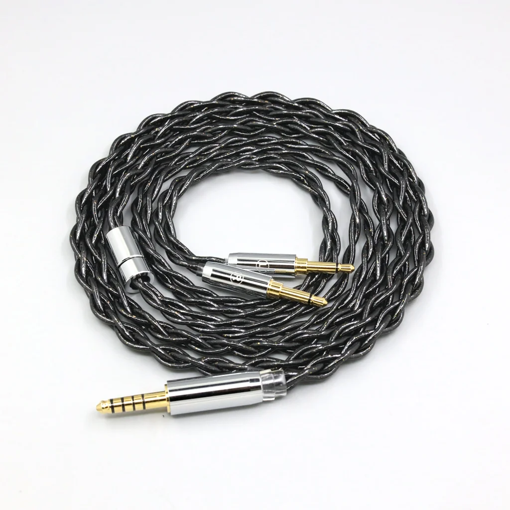 99% Pure Silver Palladium Graphene Floating Gold earphone Cable For Beyerdynamic T1 T5P II AMIRON HOME Kennerton M12S 8339