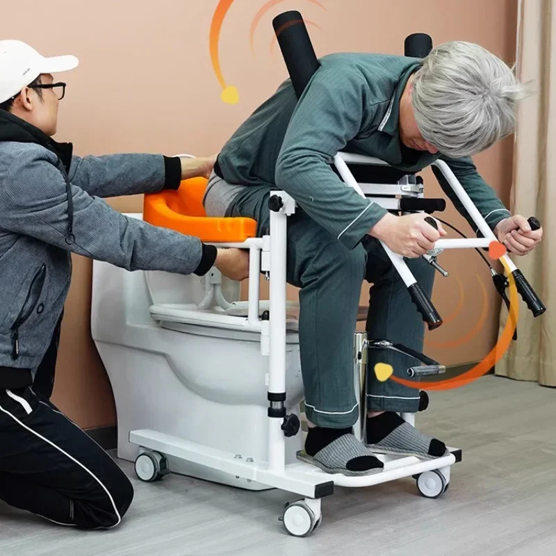 Multi Functional Displacement Machine Elderly Hydraulic Lifting Paralysis Displacement Nursing Tool for Elderly Disabled People