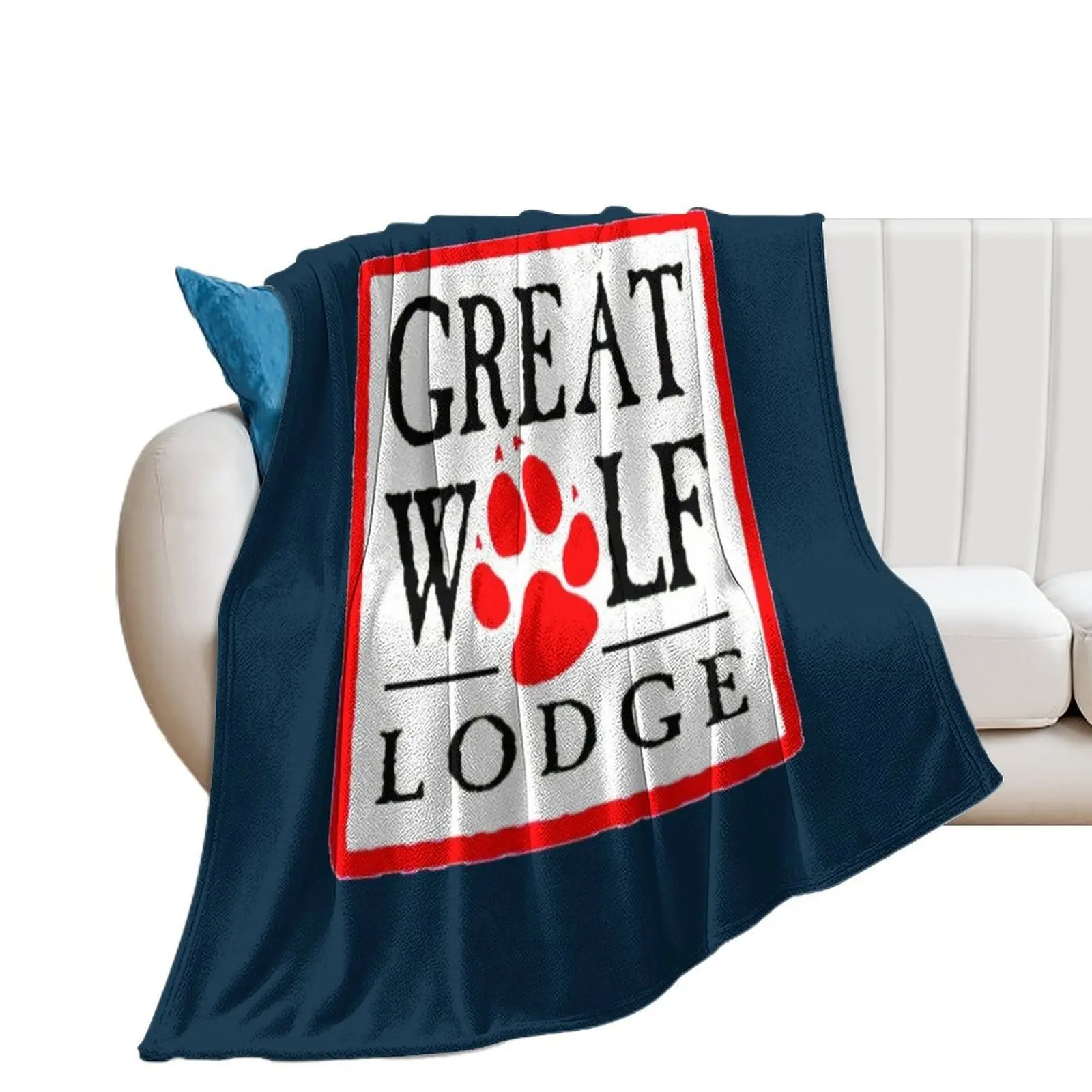 

great wolf lodge Throw Blanket Quilt Decorative Sofa Blankets