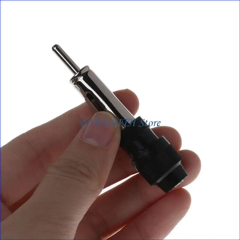 124B 2pcs Car Radio Adaptor Antenna Cable Male Aerial Anteny Connector Plug