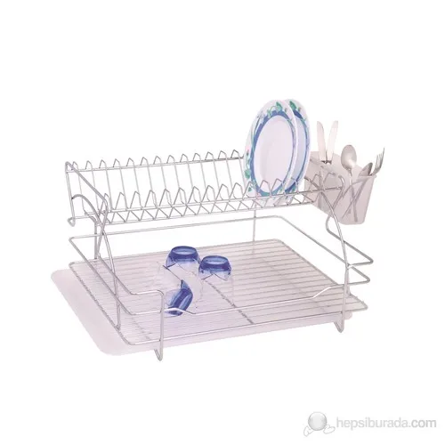 Ece Metal De Luxe TabaklıkIki kgah dish rack holder kitchen storage layout design plate glass strainer detachable