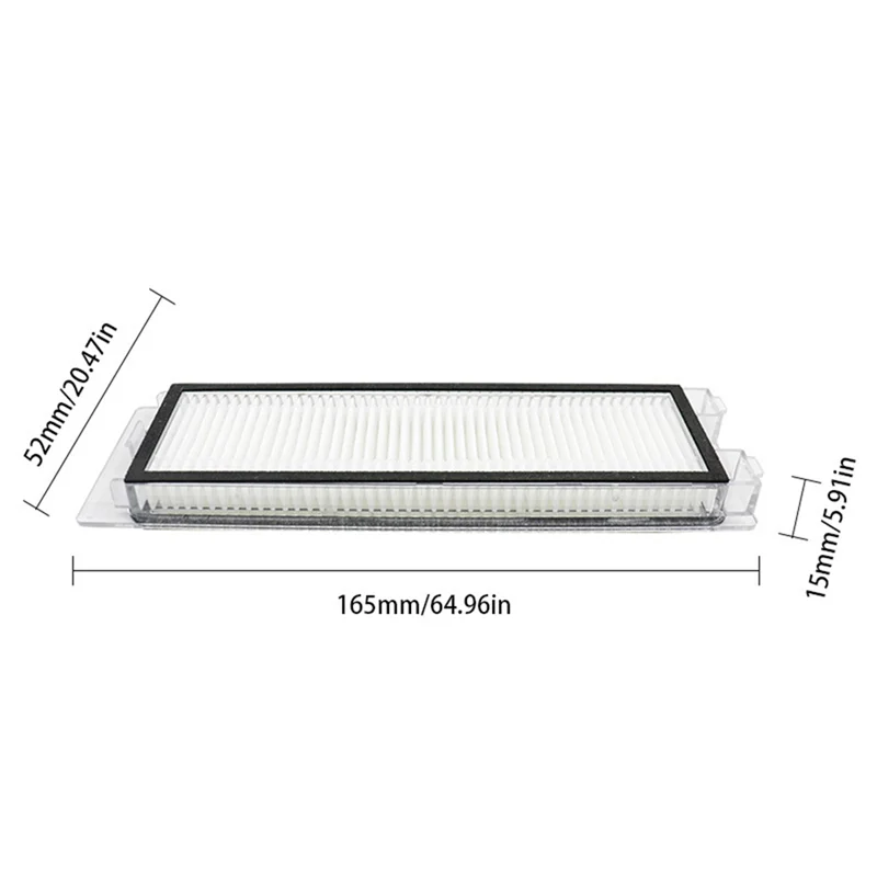B99A-Sweeper Upgrade Kit For Roborock P10/Qrevo - Includes Main Brush, Filters, Side Brush, And Dust Bag