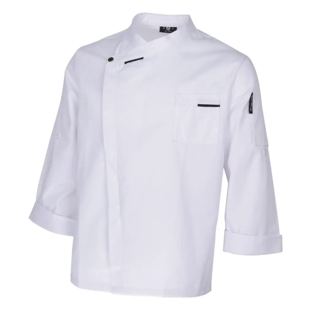 

Chef Apparel Breathable Poly Cotton Chef Jacket Uniform for Hotel Restaurant and Bakery Workers