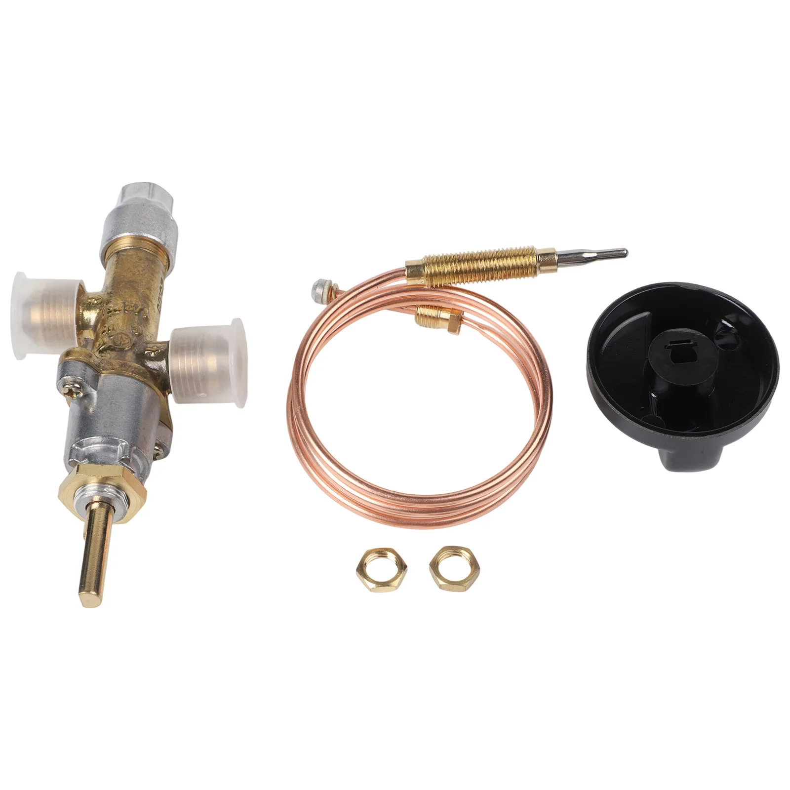 1 قطعة 1/2 Psi (65mbar) استبدال سخان فناء الغاز الاستشعار الحراري ومفتاح تفريغ صمام التحكم الرئيسي مع 3/8 "الخيط الخارجي