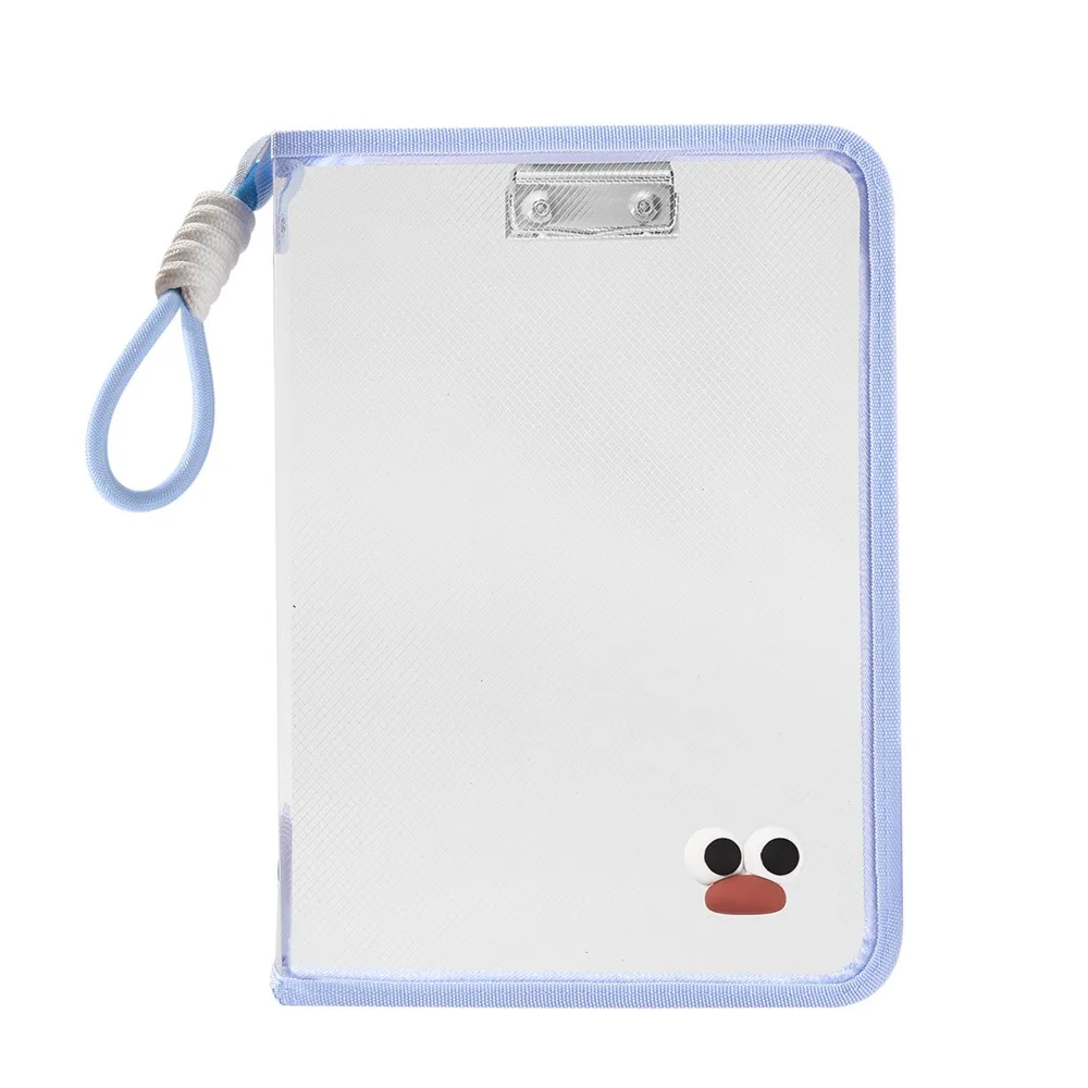 

Multifunctional Test Paper Storage Bag Built-in Clip Board Morandi Color File Folder Bag Thickened with Handle