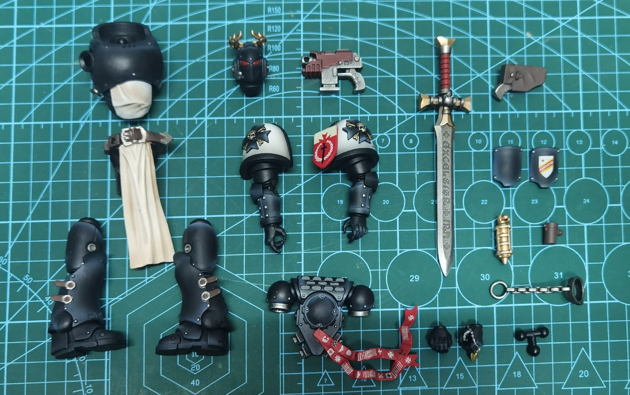 付属品】[在庫あり] JOYTOY ウォーハンマー 40k 1/18 アクション
