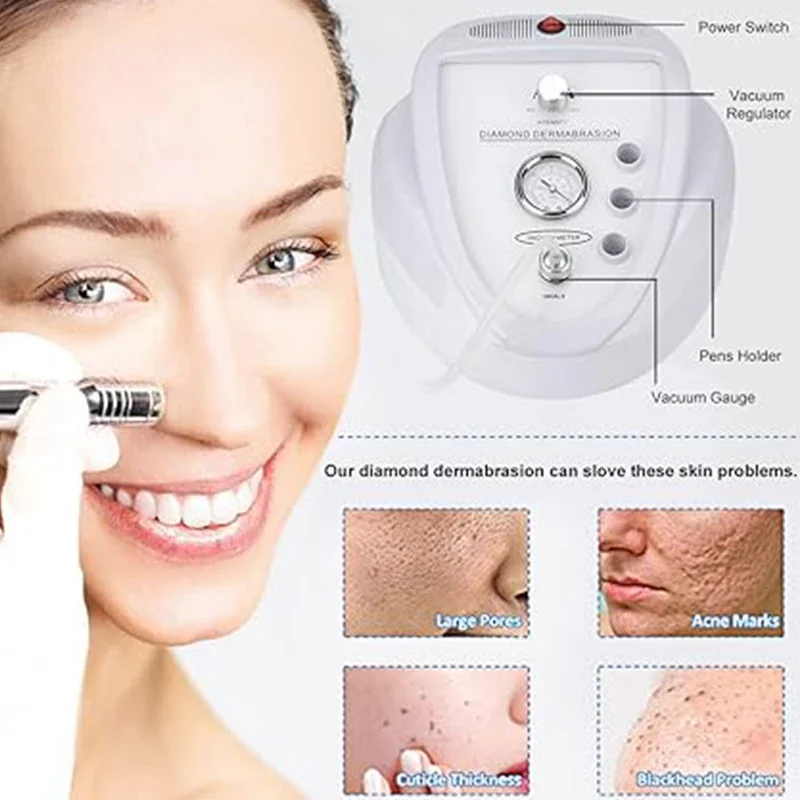 Diamond Microdermabrasion Machine Dermabrasion Facial Skin Peeling Rejuvenation Lifting Tightening Beauty Device