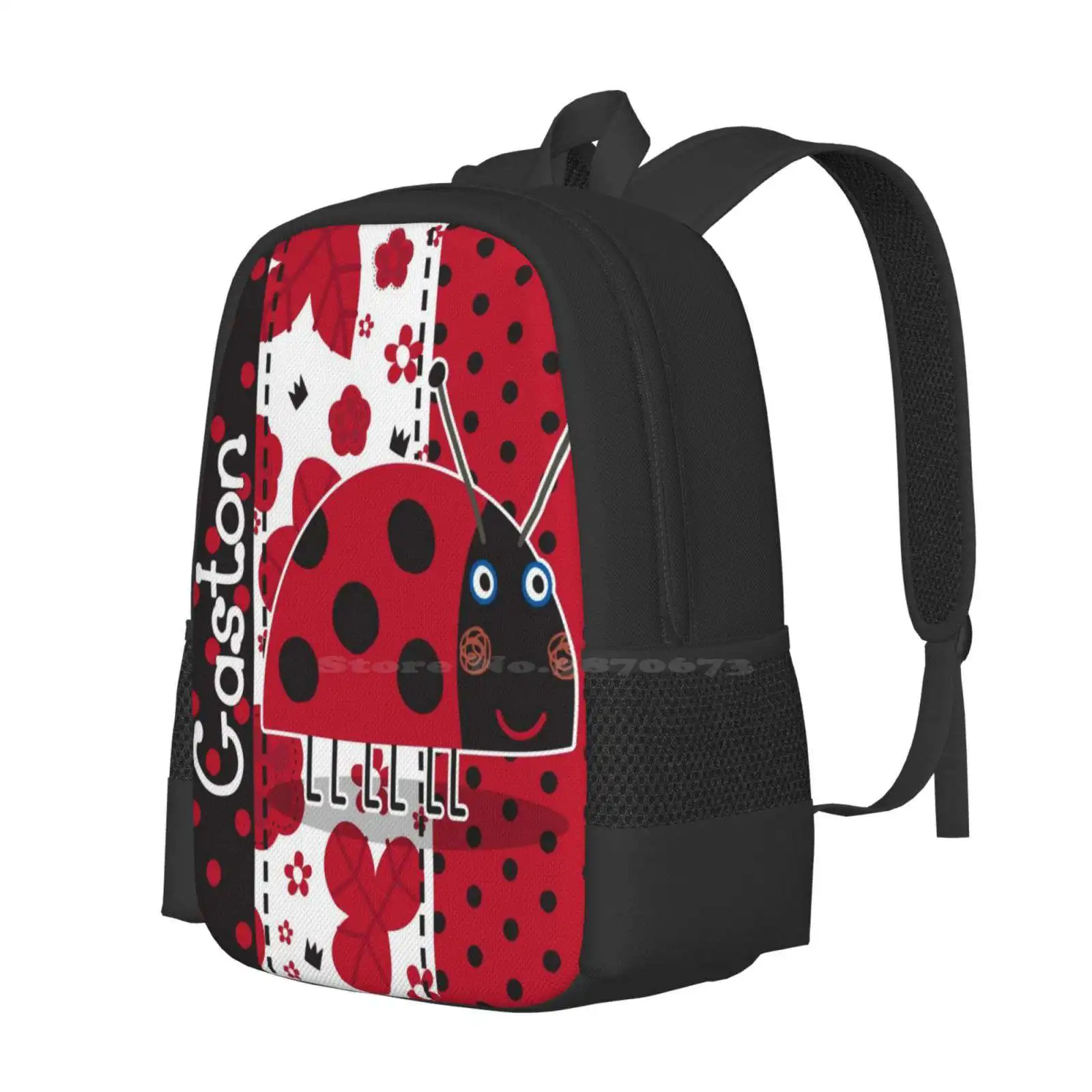 Gaston The Ladybird Hot Sale Schoolbag Backpack Fashion Bags Ben And Hollys Ben Elf Princess Holly Gaston The Ladybird Wise Old