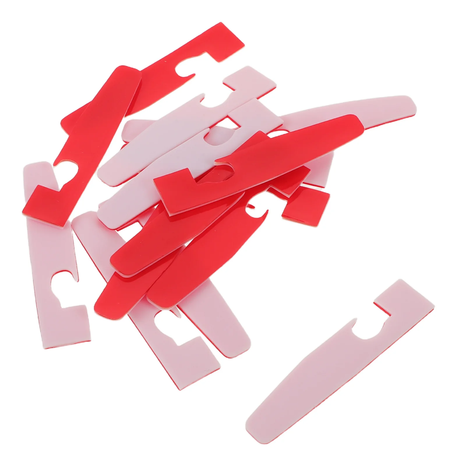 

40Pcs Overlock Presser Foot Pad Plastic Adhesive Replacement for Serger Machine Smooth Stitching Universal Fit Self-Adhesive